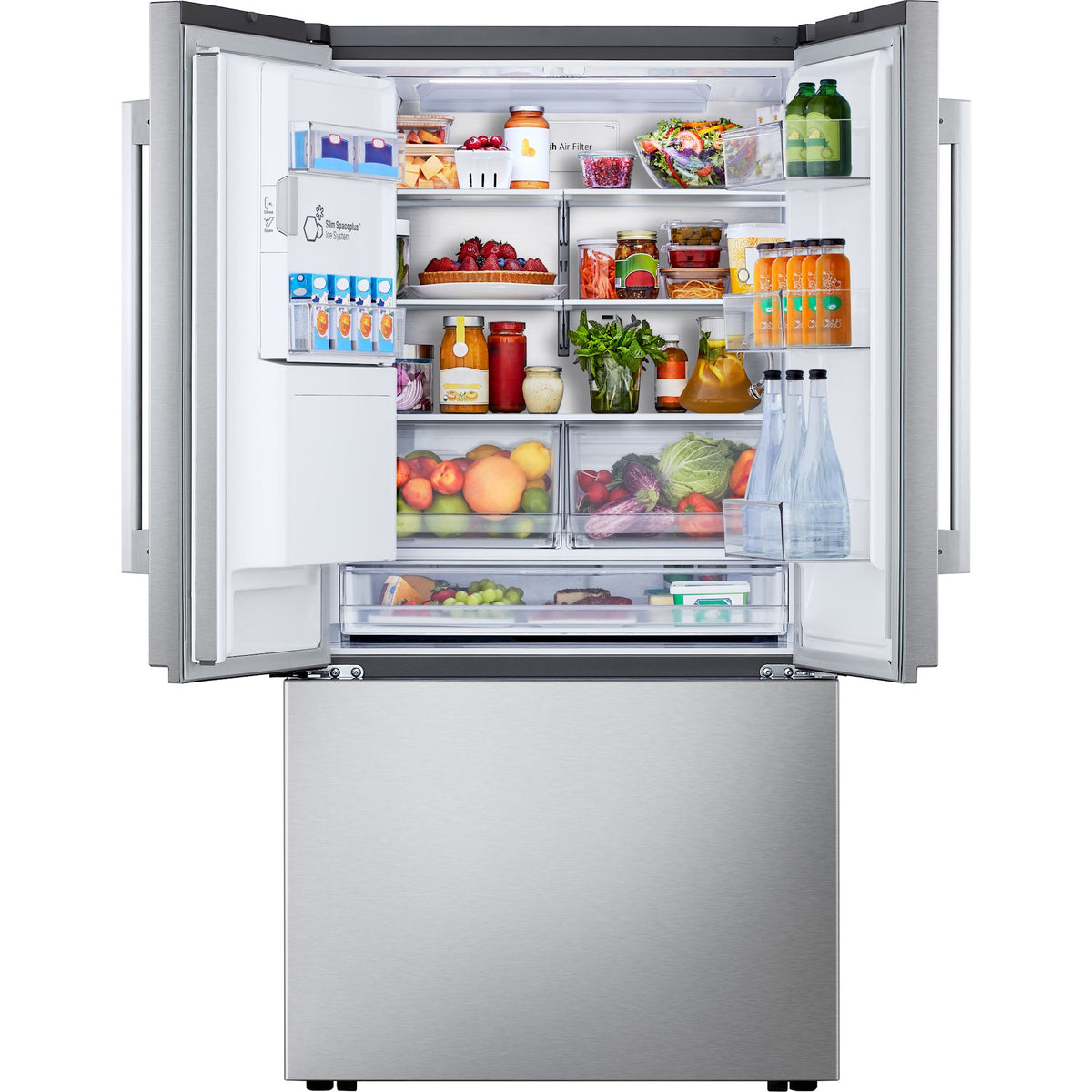 LG 24 cu.ft. French 3-Door Counter-Depth MAX™ Refrigerator with